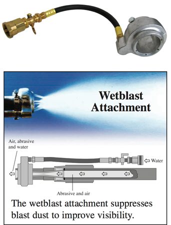 Clemco Wetblast Attachment